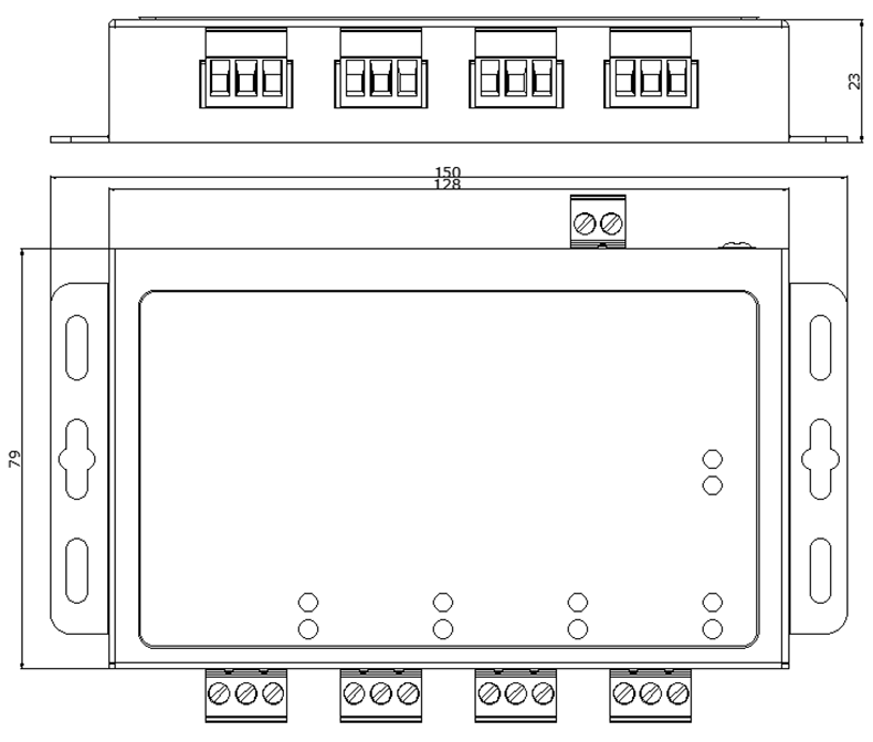 捷米特JM-RS04-R04串口隔离型服务器(图2) 捷米特JM-RS04-R04串口隔离型服务器(图2)