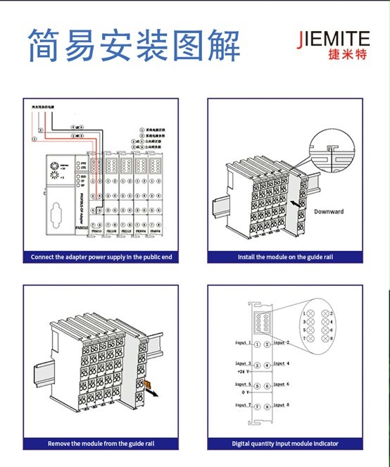 EtherCAT远程分布式IO模块系统(图3) EtherCAT远程分布式IO模块系统(图3)