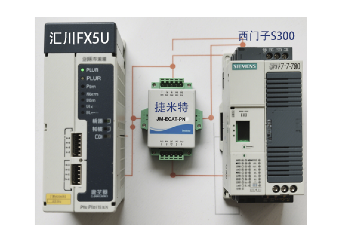 Profinet转Ethercat实现西门子300与汇川PLC与通讯(图2)