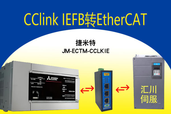 CCLinkIE转EtherCAT智能网关实现三菱FX5U-64MT/ES与汇川SV660N伺服驱动器通讯的配置案例(图2)