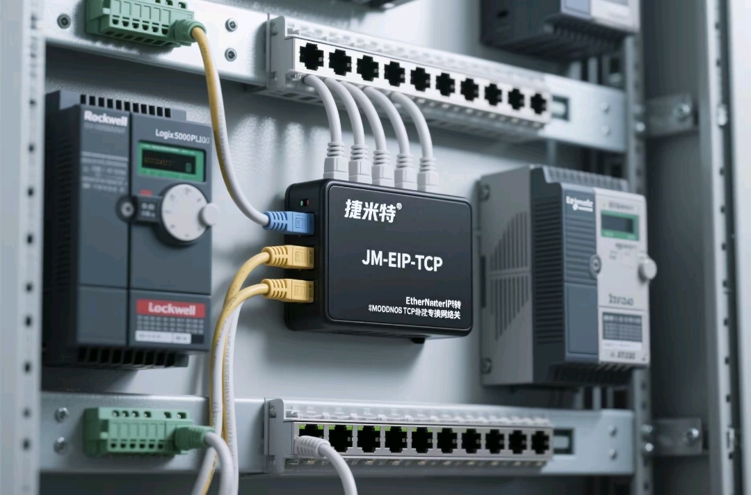 EtherNetIP转MODBUS TCP协议转换网关实现罗克韦尔（Rockwell）Logix5000PLC与施耐德（Schneider）ATV340变频器通讯的配置案例(图3)