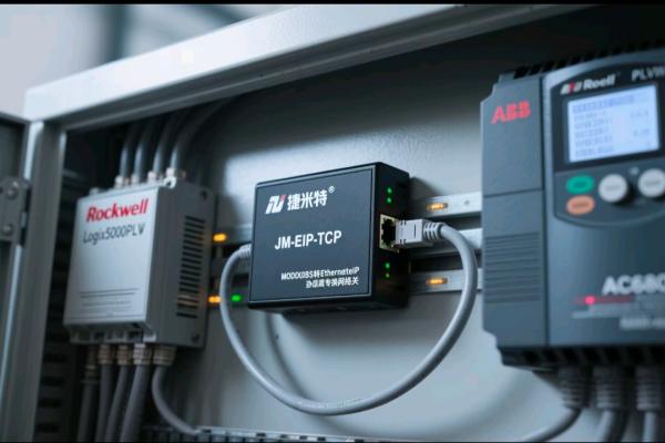 MODBUS转EtherNetIP智能网关实现罗克韦尔（Rockwell）Logix5000PLC与ABBACS880变频器通讯的配置案例(图4)