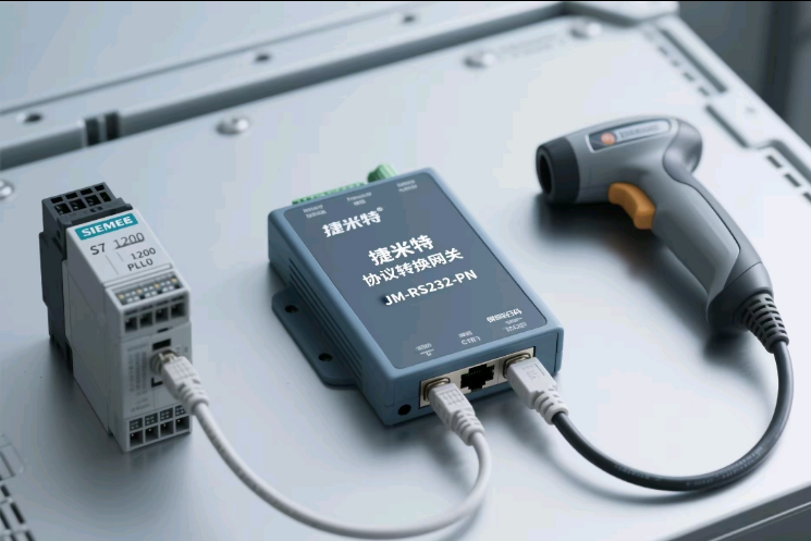 RS232转ProfiNet智能网关实现西门子S7-1200PLC与锐码扫码枪通讯的配置案例(图4)