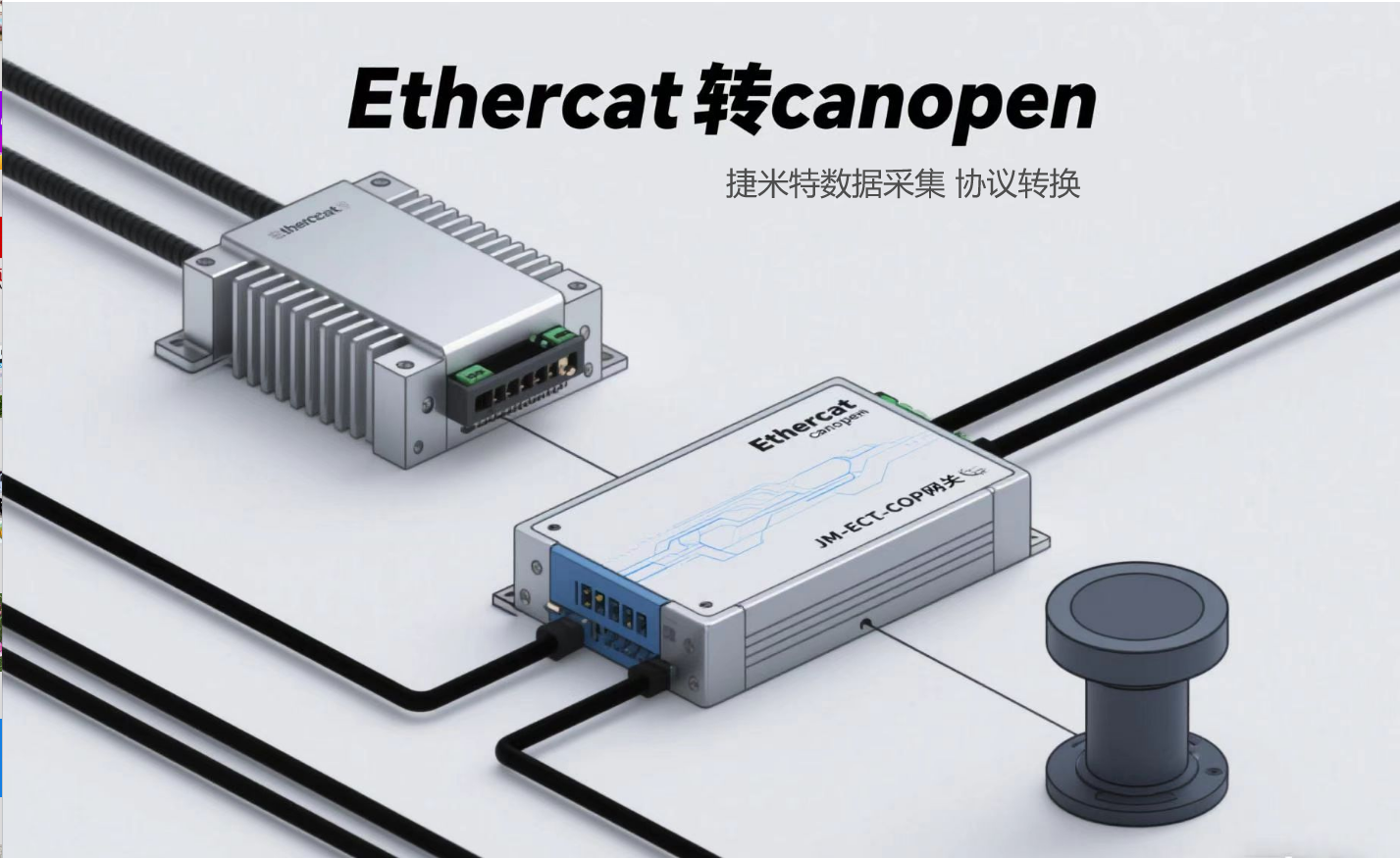 EtherCAT协议之EtherCAT转CANopen网关模块在工业自动化中的应用案例(图1)