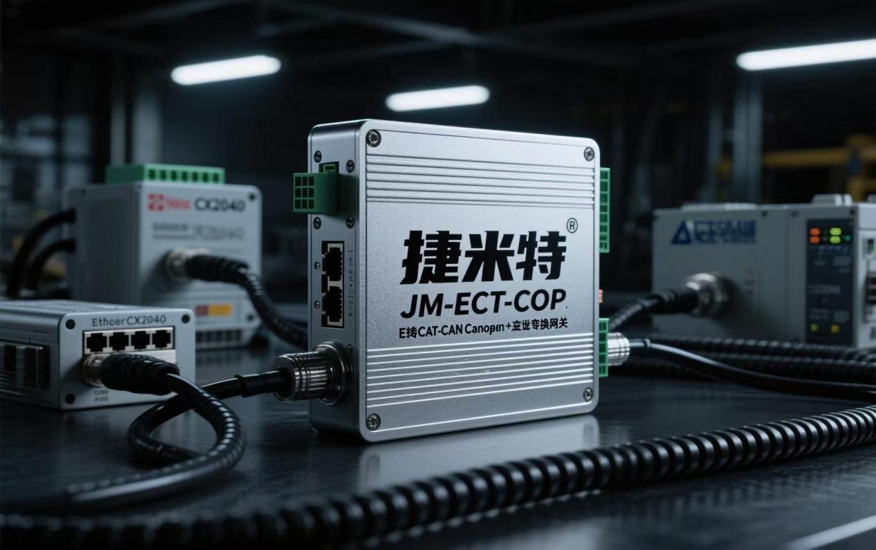 EtherCAT转CANopen协议转换网关实现了西门子SIMATICS7-1500系列PLC与欧姆龙NJ系列PLC之间的通讯(图2)