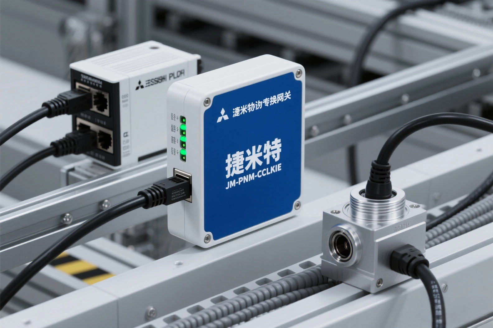 Profinet转CCLINK IE智能网关实现三菱PLC与海德汉编码器通讯案例(图3)