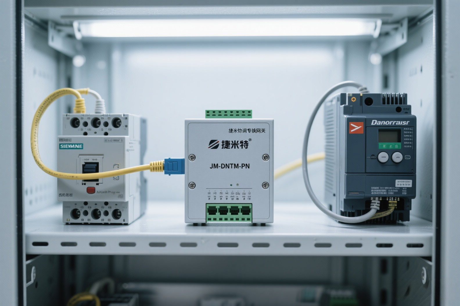DeviceNet转ProfiNet协议转换网关实现西门子PLC与丹佛斯变频器通讯的配置案例(图4)