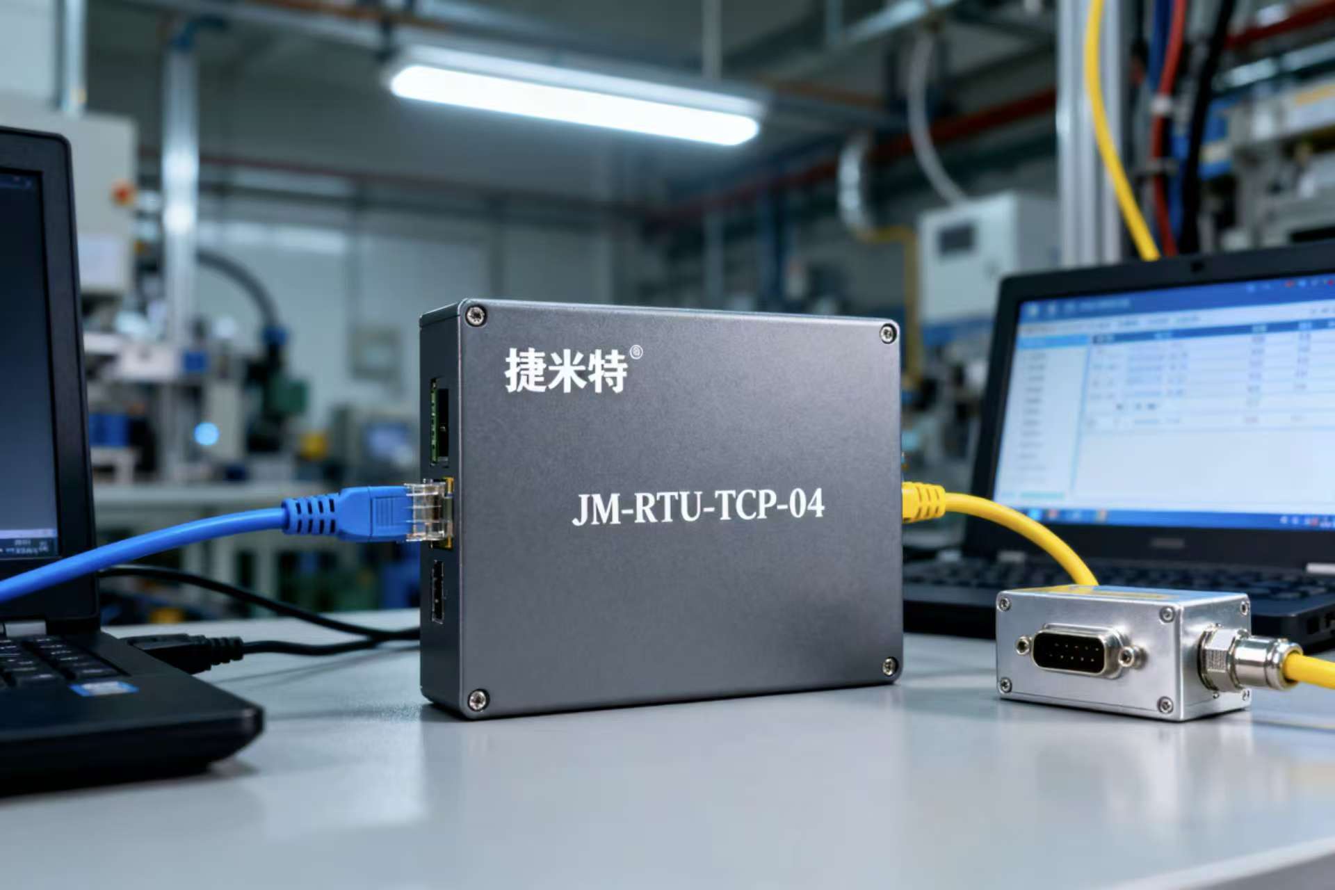 Modbus TCP转RS485智能网关实现测温器与上位机通讯的配置案例(图2)