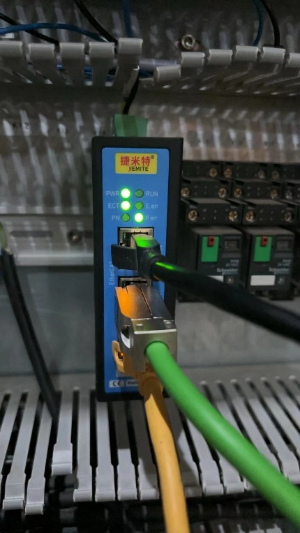 EtherNet/IP转ProfiNet协议转换网关实现西门子1500 PLC与多台机器人通讯的配置案例(图4) EtherNet/IP转ProfiNet协议转换网关实现西门子1500 PLC与多台机器人通讯的配置案例(图4)