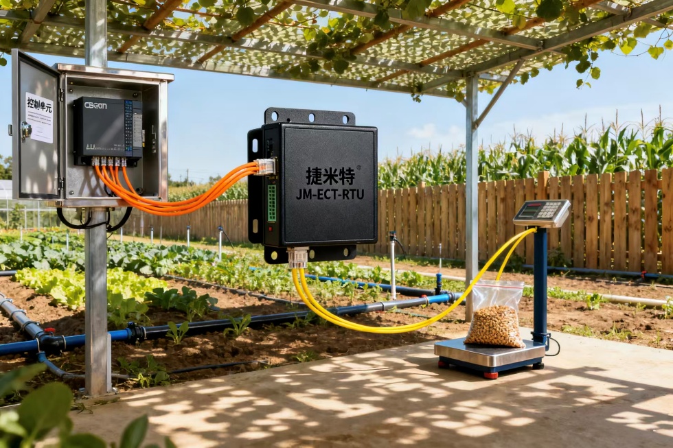 EtherCAT转Modbus RTU协议转换网关实现欧姆龙PLC与电子秤通讯在农场基地的应用案例(图4)