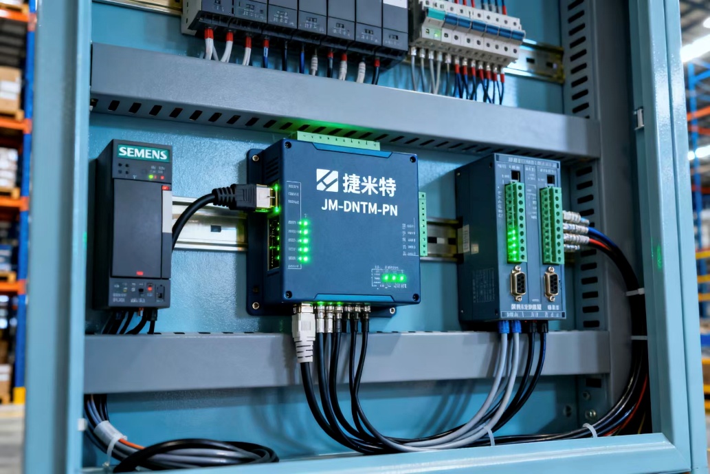 DeviceNet转ProfiNet协议转换网关实现西门子1200 PLC与模拟量 I/O 模块通讯在物流与仓储系统的应用案例(图5) DeviceNet转ProfiNet协议转换网关实现西门子1200 PLC与模拟量 I/O 模块通讯在物流与仓储系统的应用案例(图5)