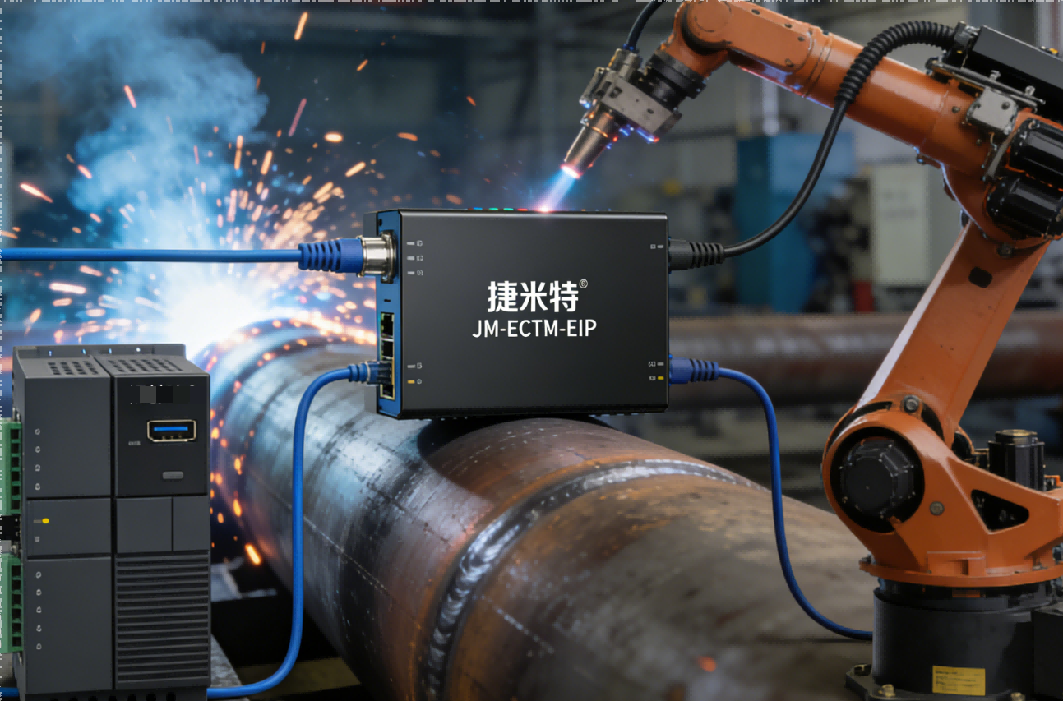 管道焊接项目中汇川PLC通过EtherNet/IP转EtherCAT模块与焊接机器人进行通讯解决方案(图5)