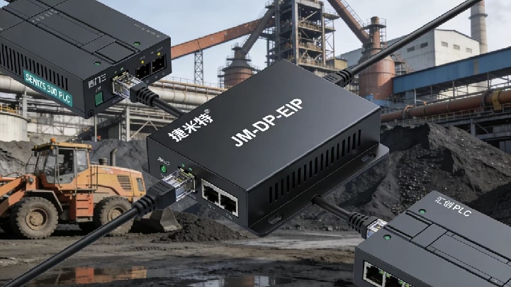 EtherNet/IP转Profibus DP协议转换网关实现汇川PLC与西门子PLC通讯在矿山与冶金的应用案例(图4)