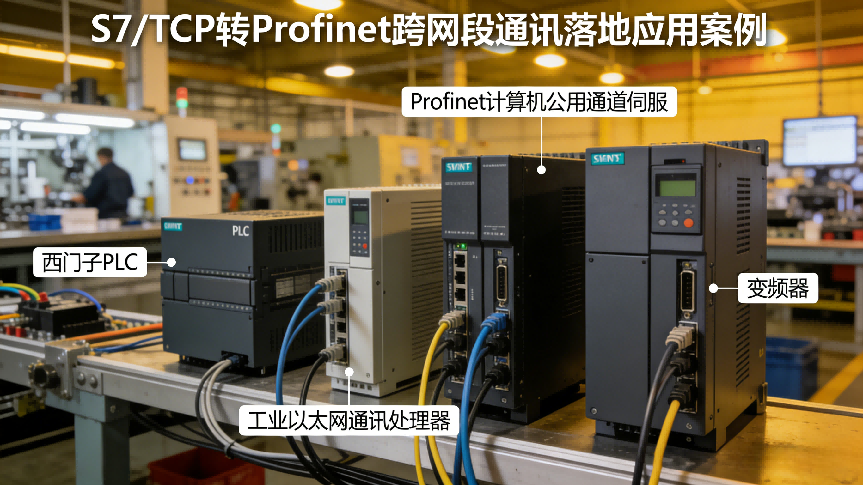 汽车冲压产线 S7/TCP 转 Profinet 跨网段通讯解决方案(图4)