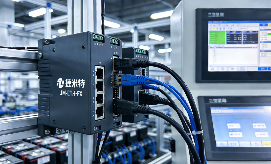 三菱FX3S PLC借助以太网通讯模块与上位机通讯实现监控储能电池 PACK 产线的应用配置案例(图2)