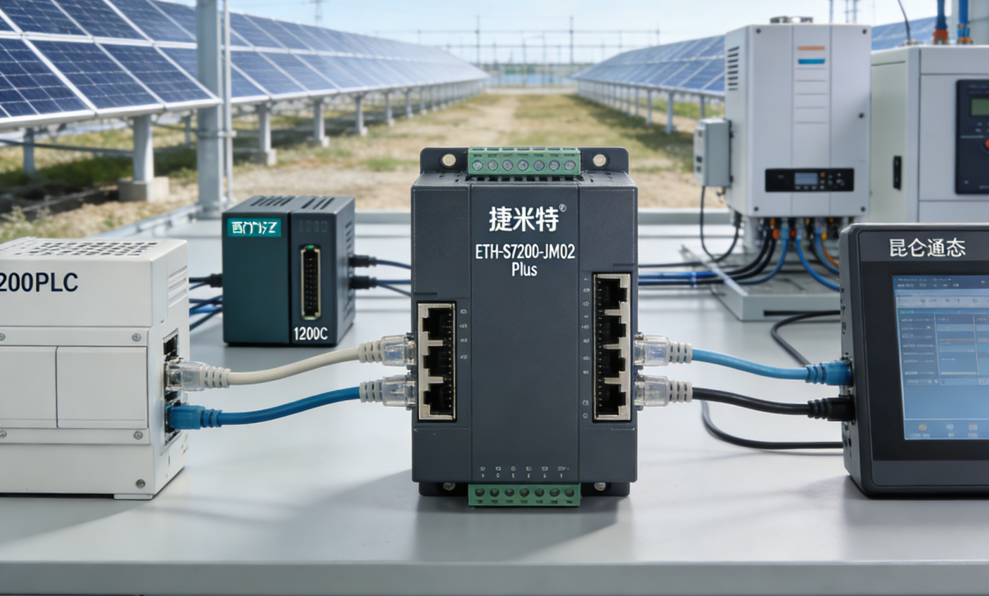 西门子S7-200PLC借助于以太网转换模块同时与S7-1200PLC和触摸屏通讯案例(图6)