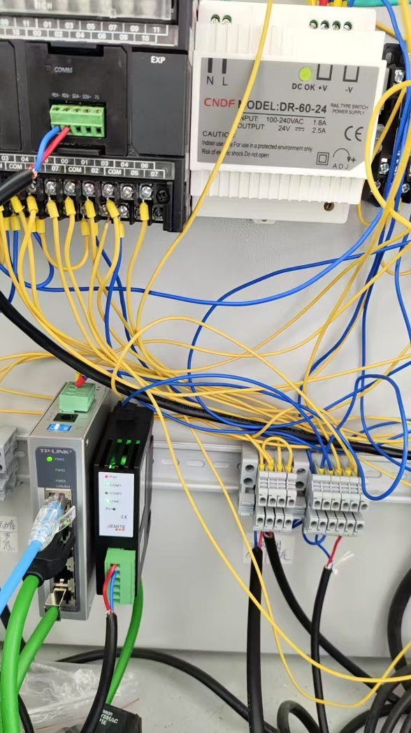 欧姆龙 CJ2 PLC 借助以太网通讯模块与上位机通讯实现威纶触摸屏监控 AGV/AMR 搬运的应用配置案例(图5) 欧姆龙 CJ2 PLC 借助以太网通讯模块与上位机通讯实现威纶触摸屏监控 AGV/AMR 搬运的应用配置案例(图5)