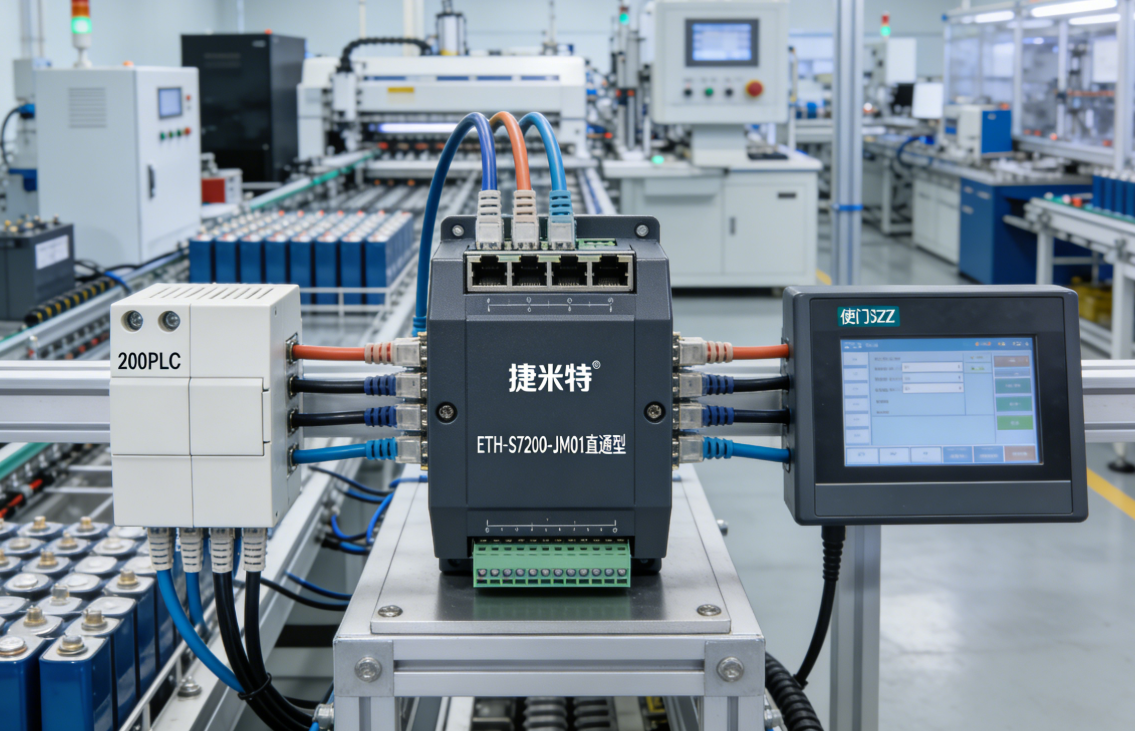 西门子S7-200PLC借助于PPI以太网转换模块与西门子触摸屏在新能源锂电池行业通讯案例(图6)