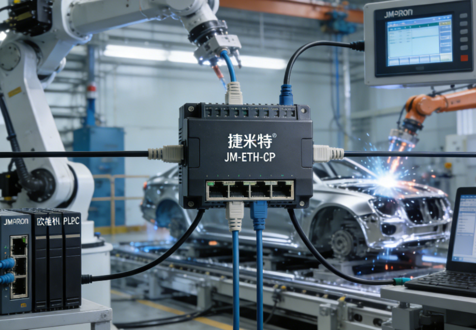 以太网模块在汽车零部件机器人喷涂场景经典应用案例(图6)