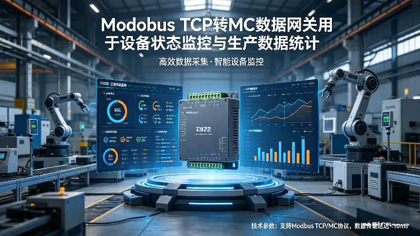 MC转Modbus TCP总线协议转换网关在三菱PLC产线数据采集中的应用(图5)