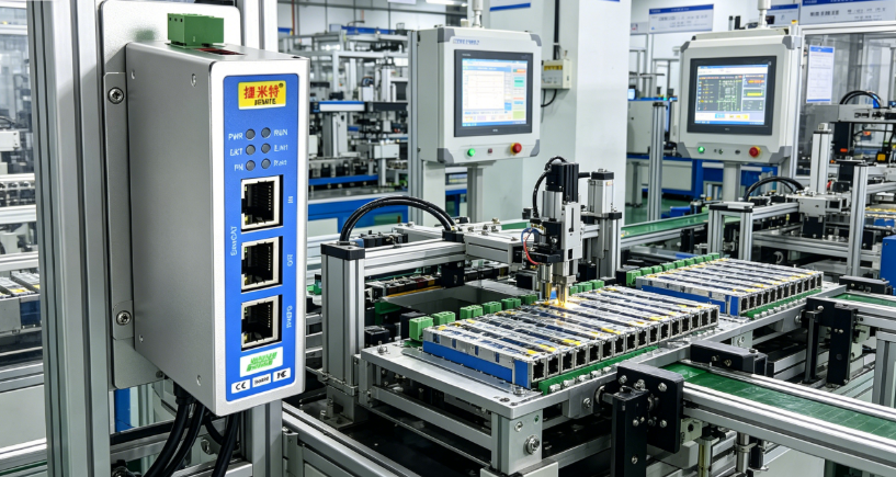 ProfiNet转EtherCAT工业网关实现汇川IS620N与西门子S7-1500远程IO站采集电芯装配信号  (图3)