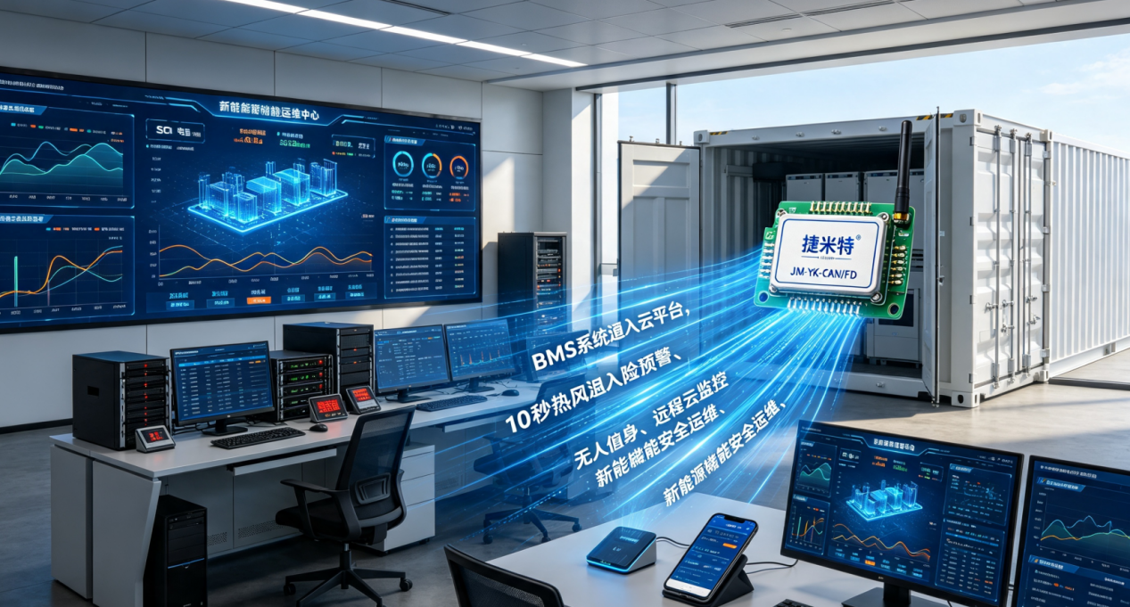 捷米特JM-YK-CAN/FD模块储能集装箱BMS远程云监控应用案例(图5)