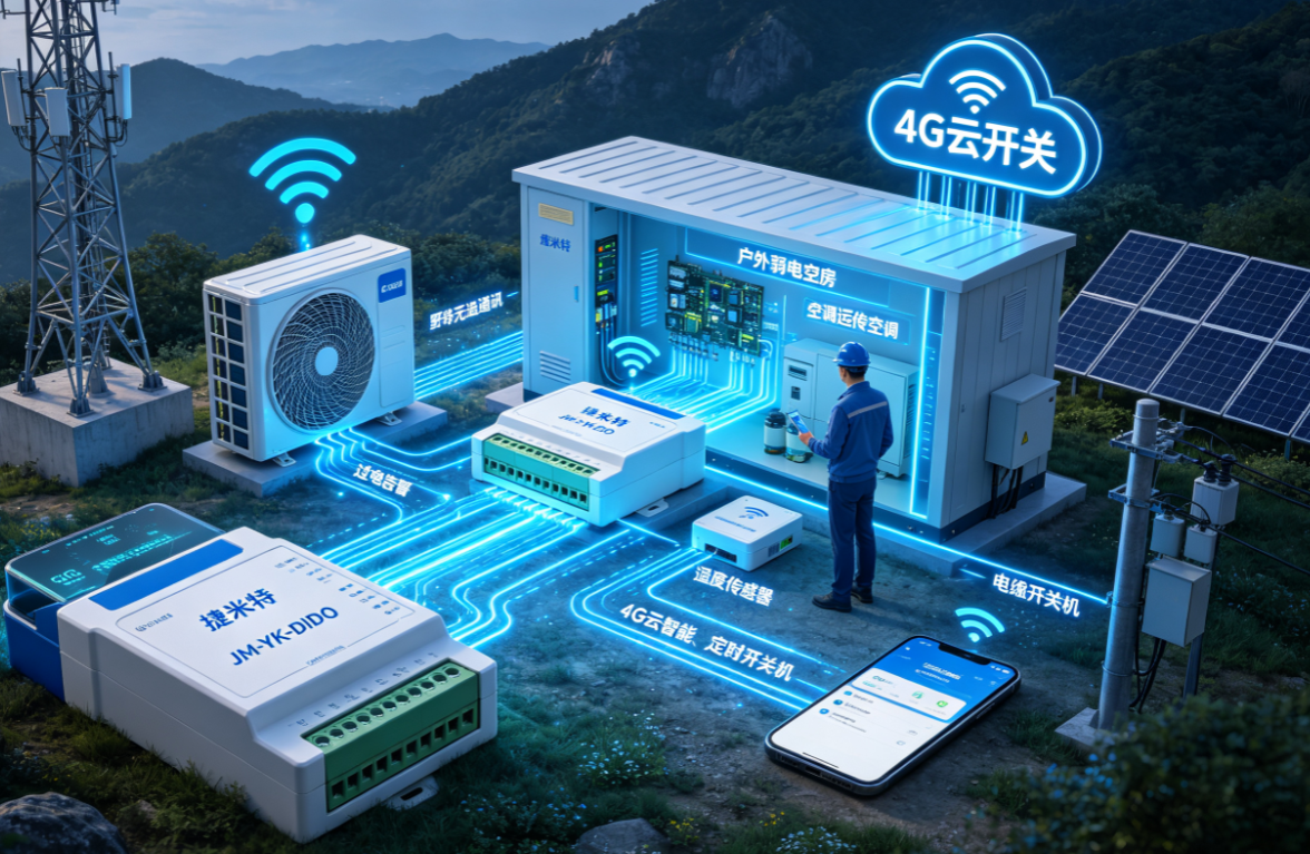 4G云手机远程控制开关模块野外机房基站空调远程重启维护案例(图3)