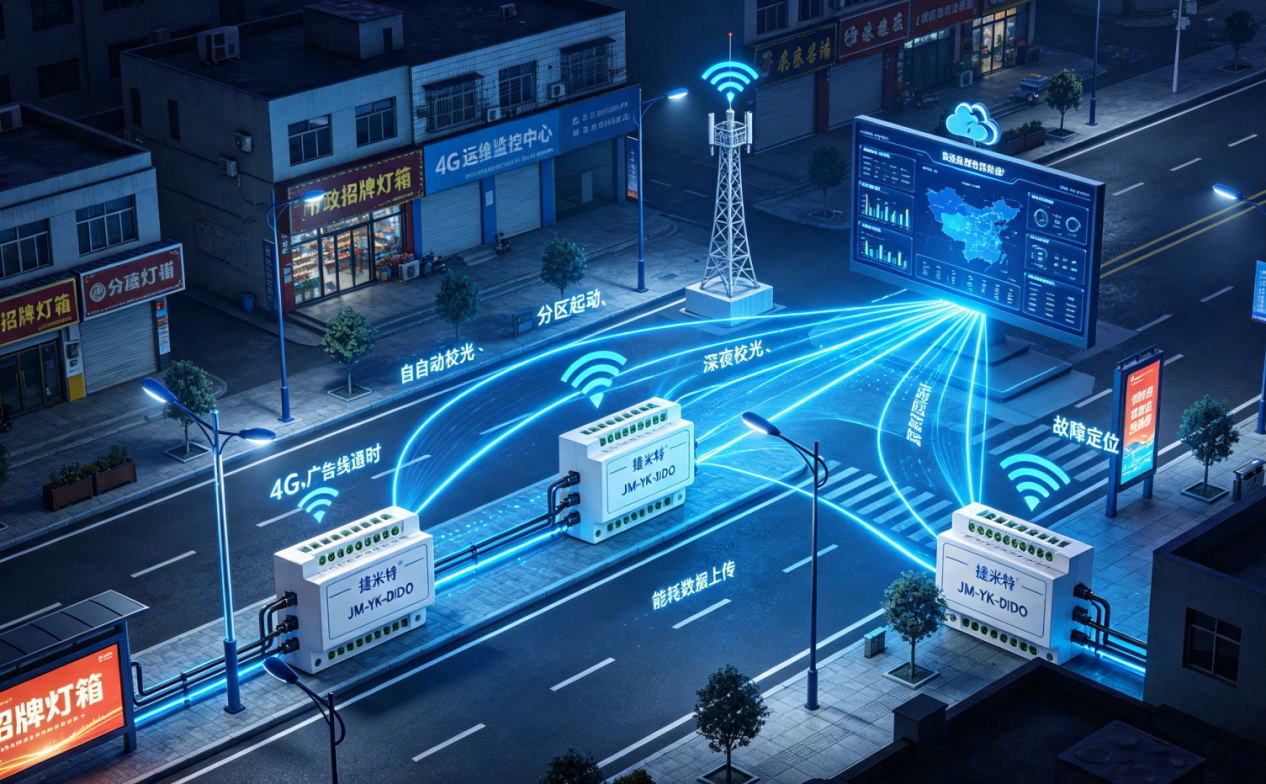 4G远程控制开关实现市政路灯招牌灯箱集中远程智能化管控(图3)